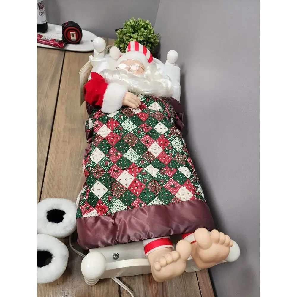 VTG Telco Motionette Sleeping Snoring Whistling Santa Animated Tested Works
